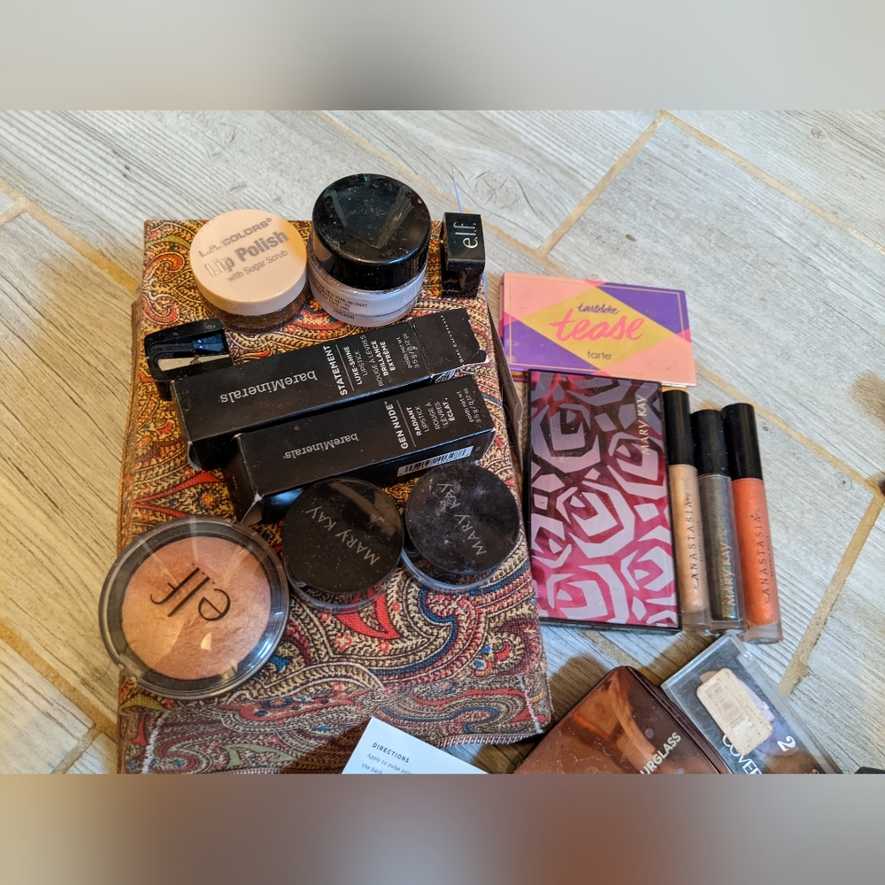 Makeup see pics, Mary Kay YSL Jlo elf Anastasia Tarte bare Minerals